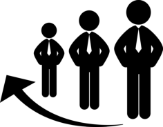 Businessmen Perspective Outline Icon Svg Set, Free Vectors File